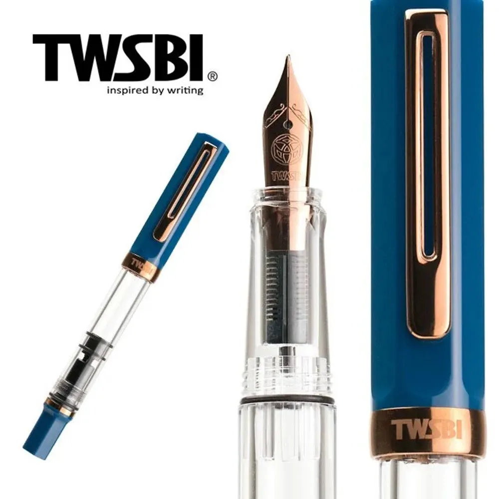 台灣 TWSBI 三文堂《ECO 系列鋼筆》靛藍 & 古銅｜明進文房具 歷史價格詳細信息