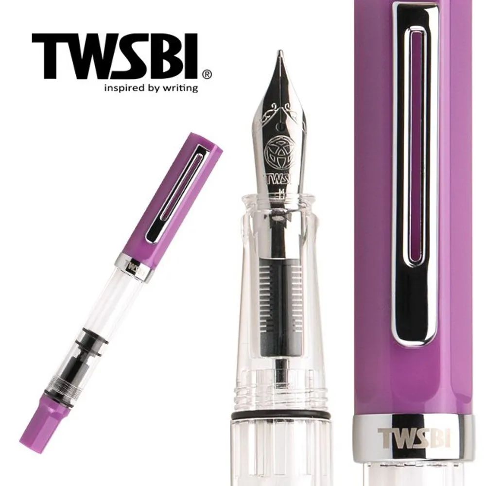台灣 TWSBI 三文堂《ECO 系列鋼筆》丁香紫 ｜明進文房具 歷史價格詳細信息