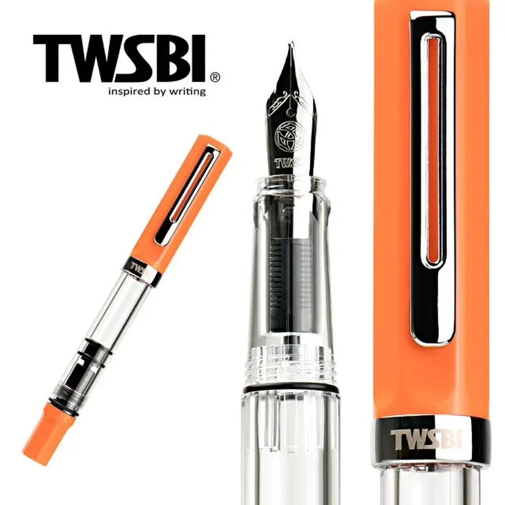 台灣 TWSBI 三文堂《ECO 系列鋼筆》柿紅 ｜明進文房具 歷史價格詳細信息