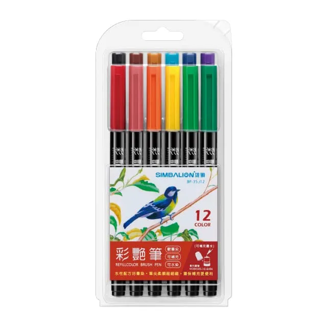 【雄獅畫材】雄獅單頭彩艷筆12色 歷史價格詳細信息