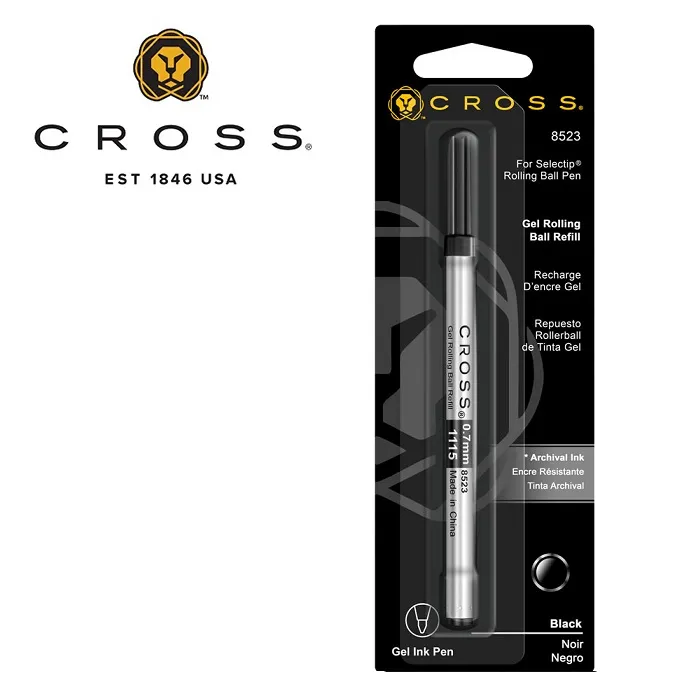 CROSS 鋼珠筆筆芯-藍 / F尖 (3支)  8016 歷史價格詳細信息