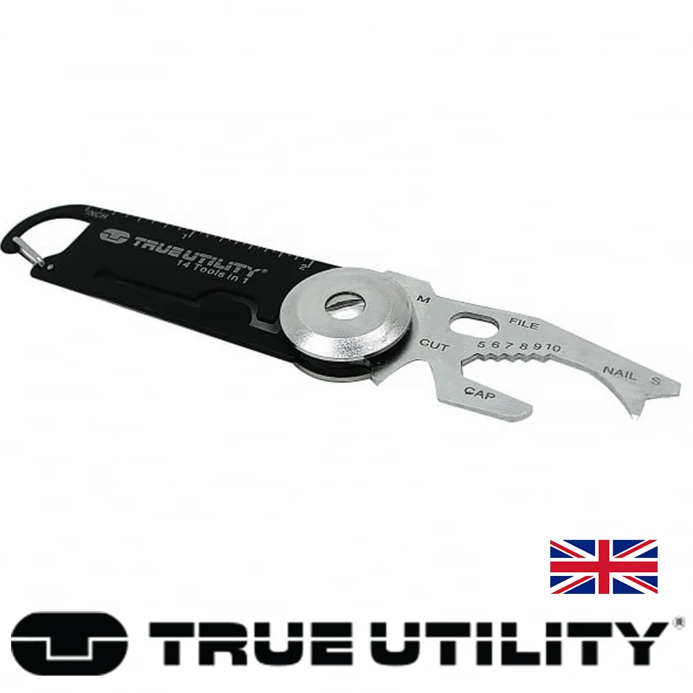 【TRUE UTILITY】DAWG  英國多功能14合1鑰匙圈工具組 歷史價格詳細信息