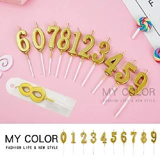 數字蠟燭-金色 歷史價格詳細信息