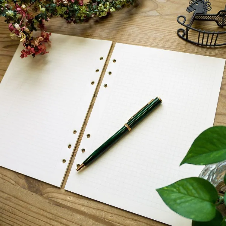 【Leatai 磊泰】A5/25K 內頁補充包│滿版方格│6孔 歷史價格詳細信息