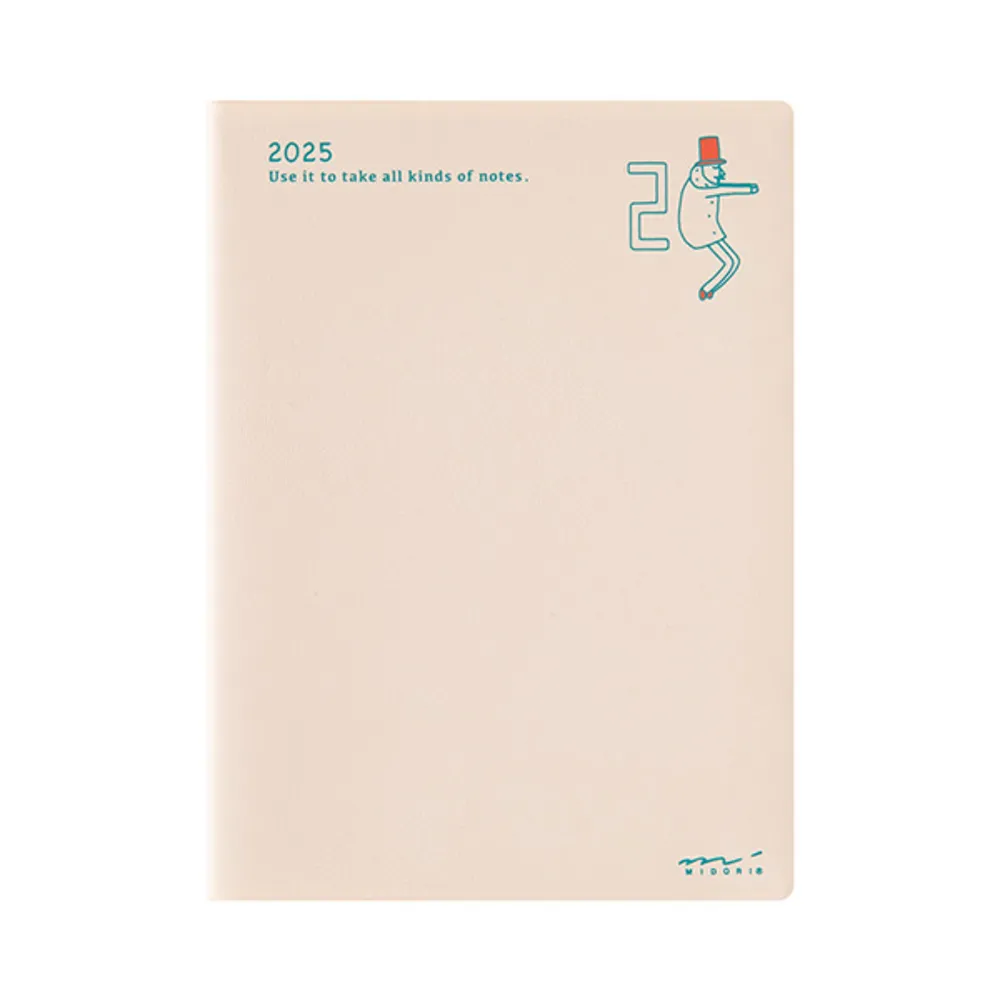 MIDORI《2025 Pocket Diary 手帳 - 歐吉桑》B6 週間橫式 歷史價格詳細信息