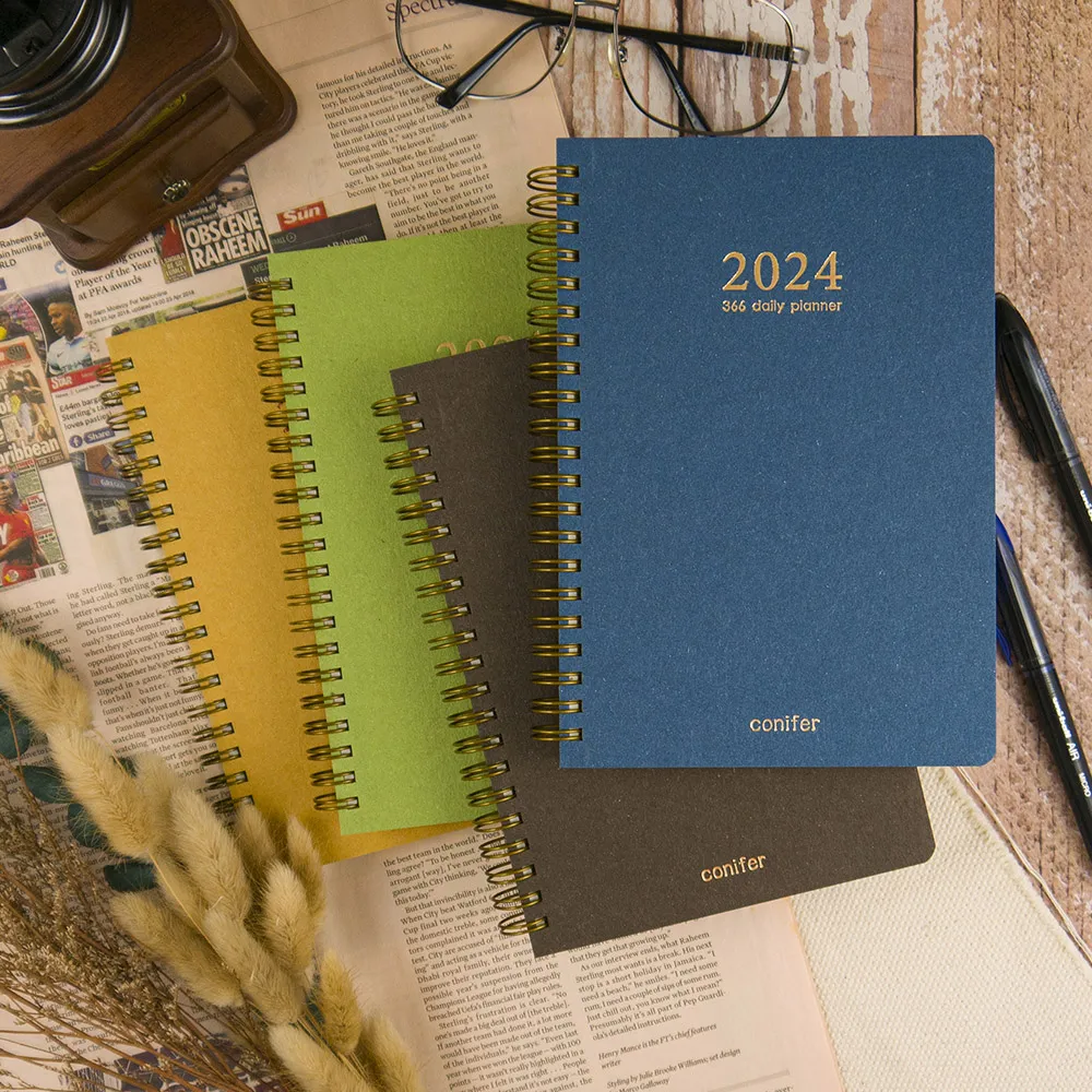 conifer綠的事務 2024年32K大地之丘雙線圈橫式週誌 月計畫 周計畫 無酸紙 FSC 歷史價格詳細信息