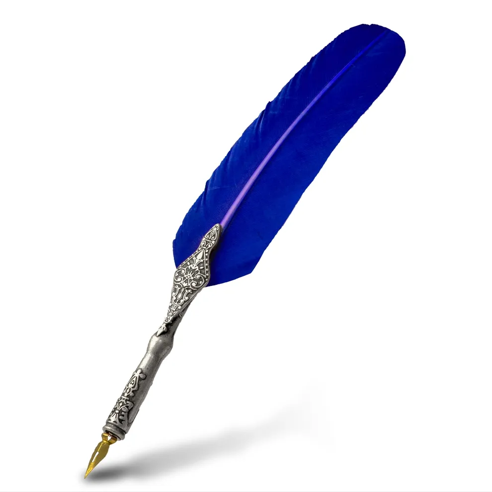 義大利羽毛沾水筆+筆座(藍) - M242/B 歷史價格詳細信息