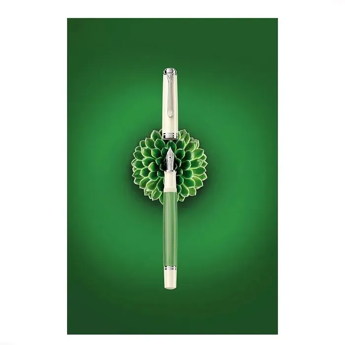 德國 Pelikan 百利金 M605 Souver&auml;n 特別版 透明白條 14K鋼筆 歷史價格詳細信息