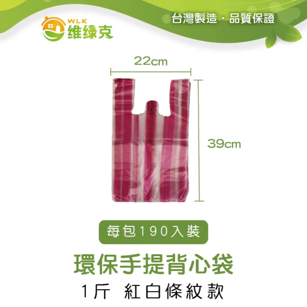 環保手提背心袋 2斤 紅白條紋款 145入裝 歷史價格詳細信息