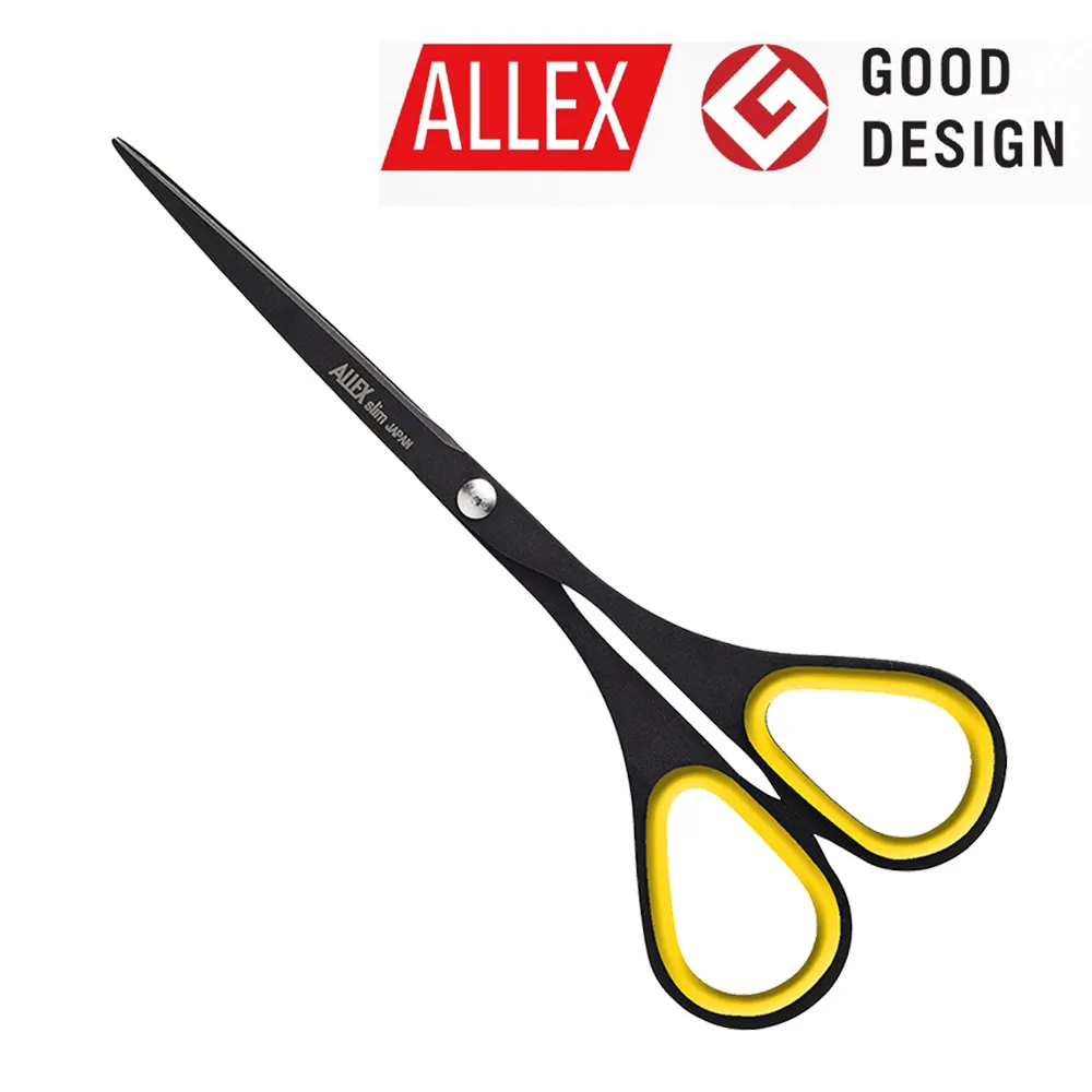【ALLEX】Slim極細長刃剪刀(大)140mm-黃 日本製造，日本原裝 歷史價格詳細信息