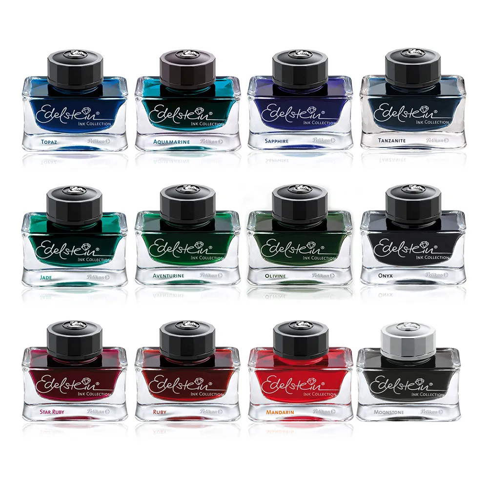 Pelikan 百利金 逸彩墨水 紅寶石/柑桔黃/砂金石綠/翡翠綠/拓帕斯藍/藍寶石藍 歷史價格詳細信息