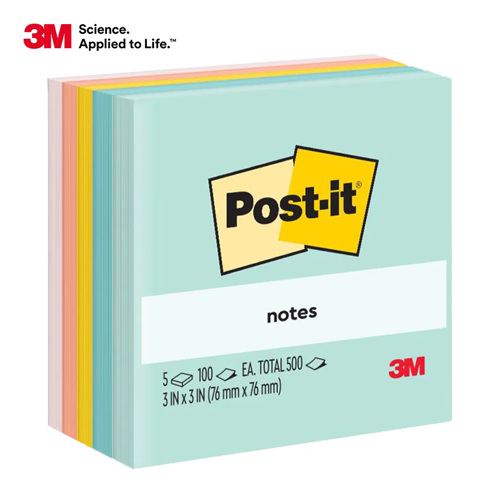 3M 654 利貼可再貼便條紙 3X3 100張/本(多色可選) 歷史價格詳細信息