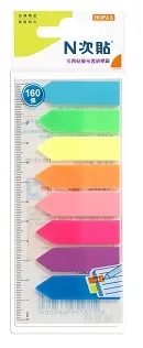 [N次貼] 色塊螢光透明標籤,45X12mm,120張/8條,8色-66512 歷史價格詳細信息