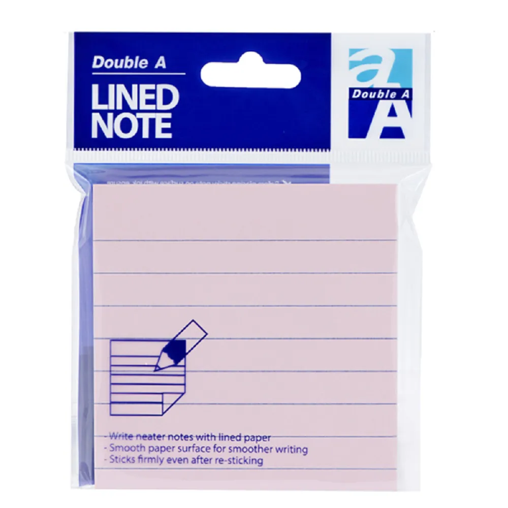 Double A 可再貼便條紙/本76*76mm(12本/盒)(粉紅) 歷史價格詳細信息