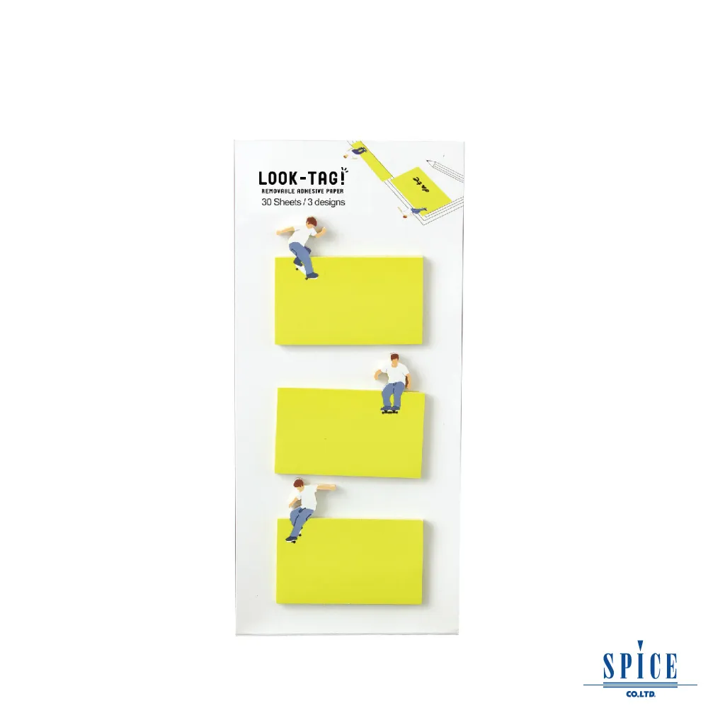 SPICE OF LIFE LOOK-TAG! 設計便利貼/書籤- 滑板 歷史價格詳細信息