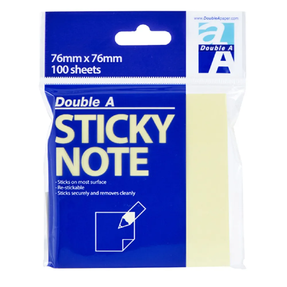 Double A 可再貼便條紙/本76*76mm(12本/盒)(粉紅) 歷史價格詳細信息