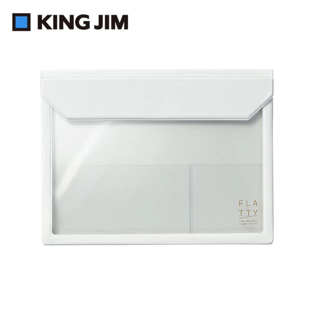 【KING JIM】5364 FLATTY 灰藍色 多用途收納袋(A5) 歷史價格詳細信息