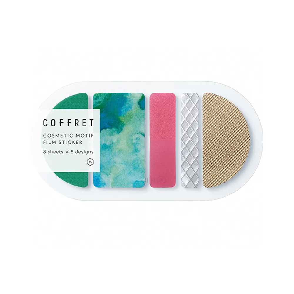 【KING JIM】HITOTOKI COFFRET 調色盤薄膜貼紙 方塊 地平線藍 歷史價格詳細信息