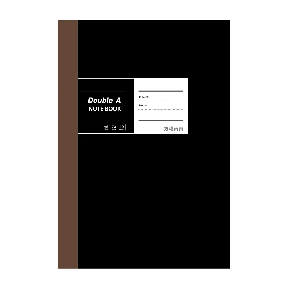 【Double A】A5膠裝筆記本-布膠系列(方格內頁-黑) 歷史價格詳細信息