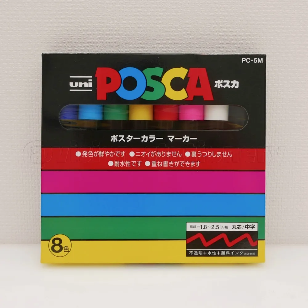 日本 三菱 uni POSCA 水性麥克筆 細字PC-3M 15色 主色系 歷史價格詳細信息