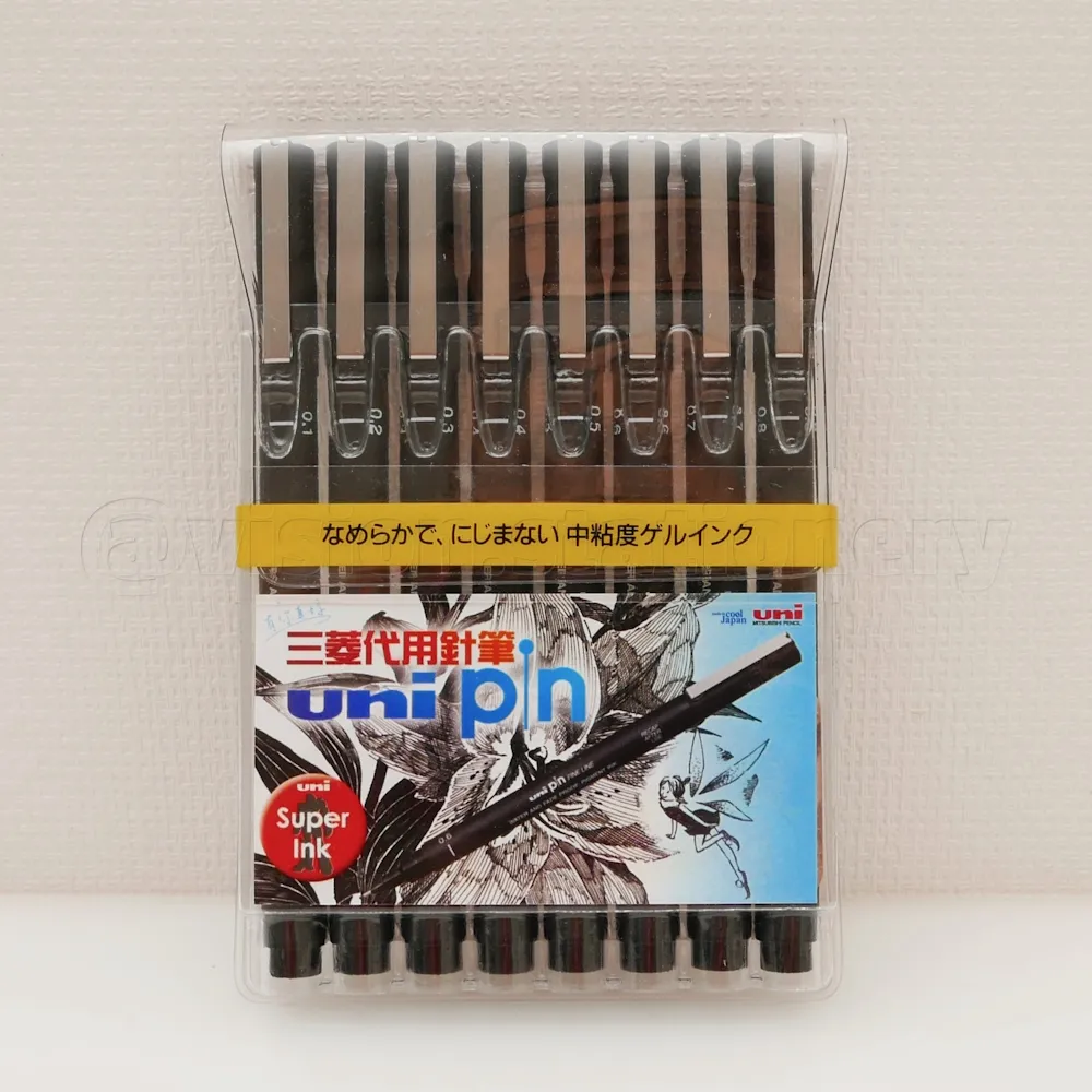 uni 三菱 代用針筆 PINCS-200.B 方型頭 1.0/2.0/3.0 黑色 pin FINE【金玉堂文具】 歷史價格詳細信息