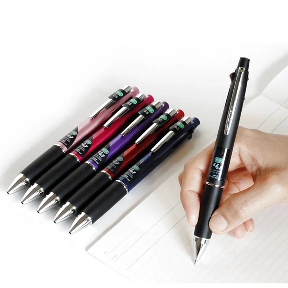 日本三菱UNI JETSTREAM油性4+1機能筆4色0.38mm原子珠筆&0.5mm自動鉛筆MSXE5-1000-38溜溜筆 歷史價格詳細信息