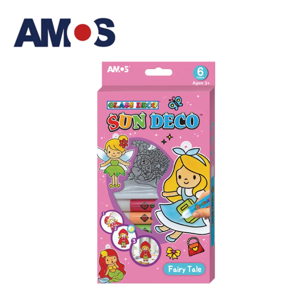 韓國AMOS 6色公主主題模型版DIY玻璃彩繪組 歷史價格詳細信息