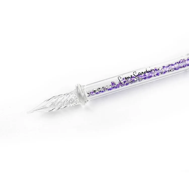 Pierre cardin 皮爾卡登 DUO DIP 玻璃筆(粉紅)+筆擱 歷史價格詳細信息