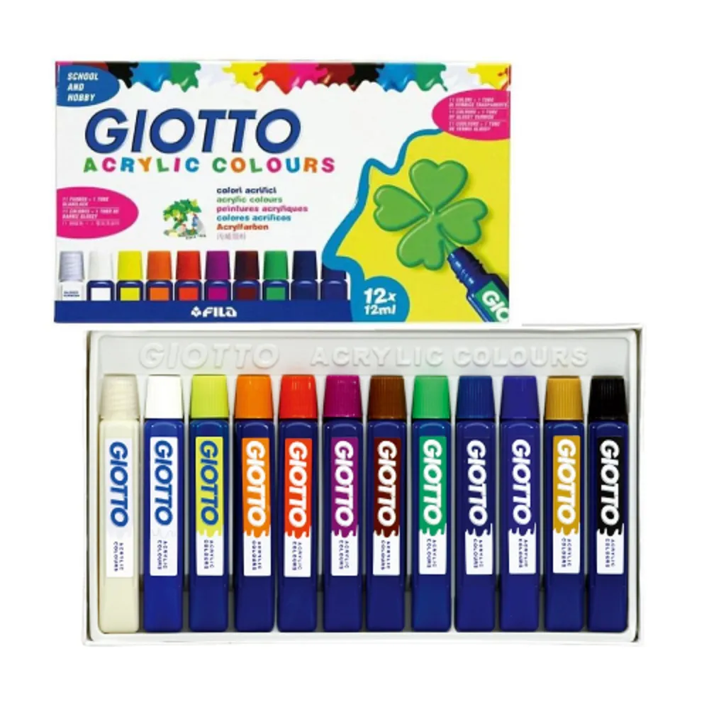 【GIOTTO】學用壓克力顏料12ml 歷史價格詳細信息