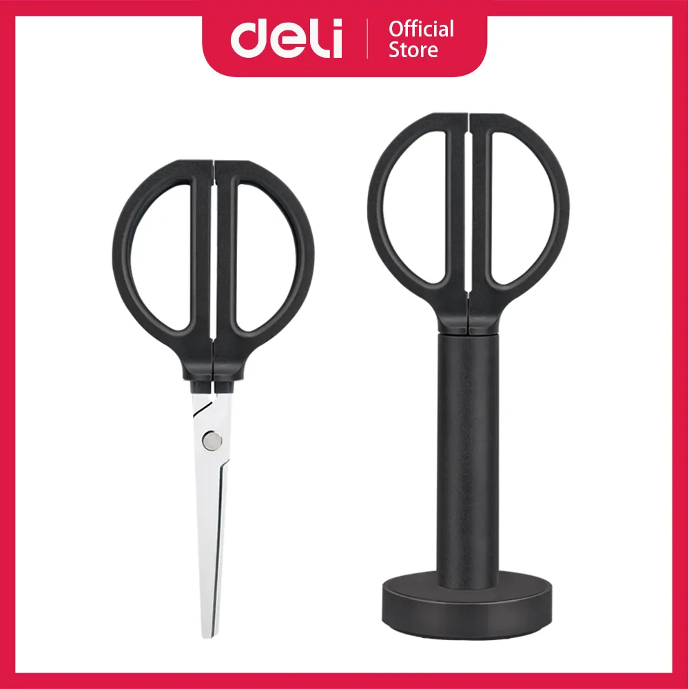 得力Deli NU SIGN站立剪刀17cm-深灰(NS051) 隨身剪刀 攜帶式簡單 學生剪刀 迷你剪刀 事務剪刀 歷史價格詳細信息