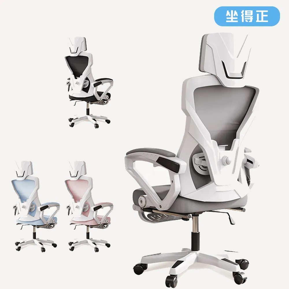【坐得正】黑框黑網 頭枕款式 辦公椅 電腦椅 人體工學椅 升降椅 電競椅 旋轉椅(OA255BKP) 歷史價格詳細信息