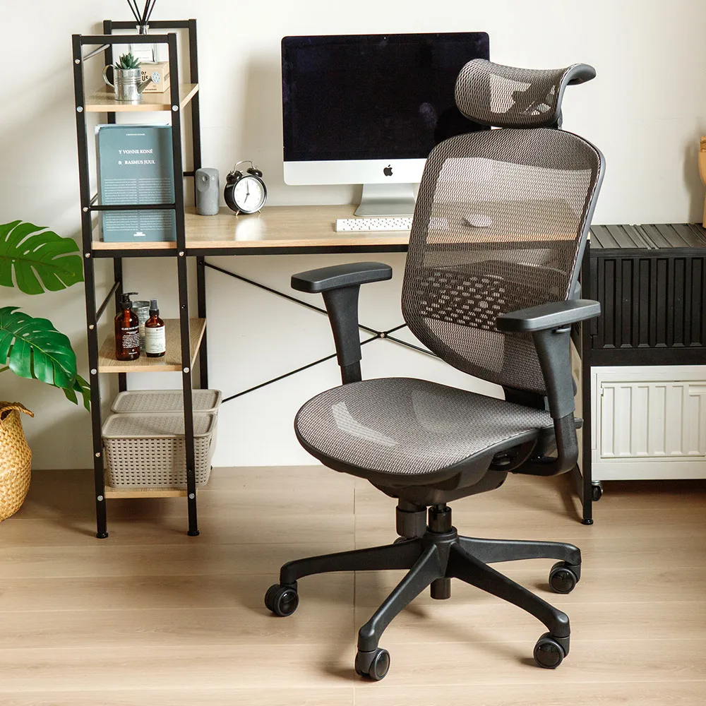 Peachy Life 頭靠透氣彈力椅座T扶手辦公椅/電腦椅(6色可選) 歷史價格詳細信息