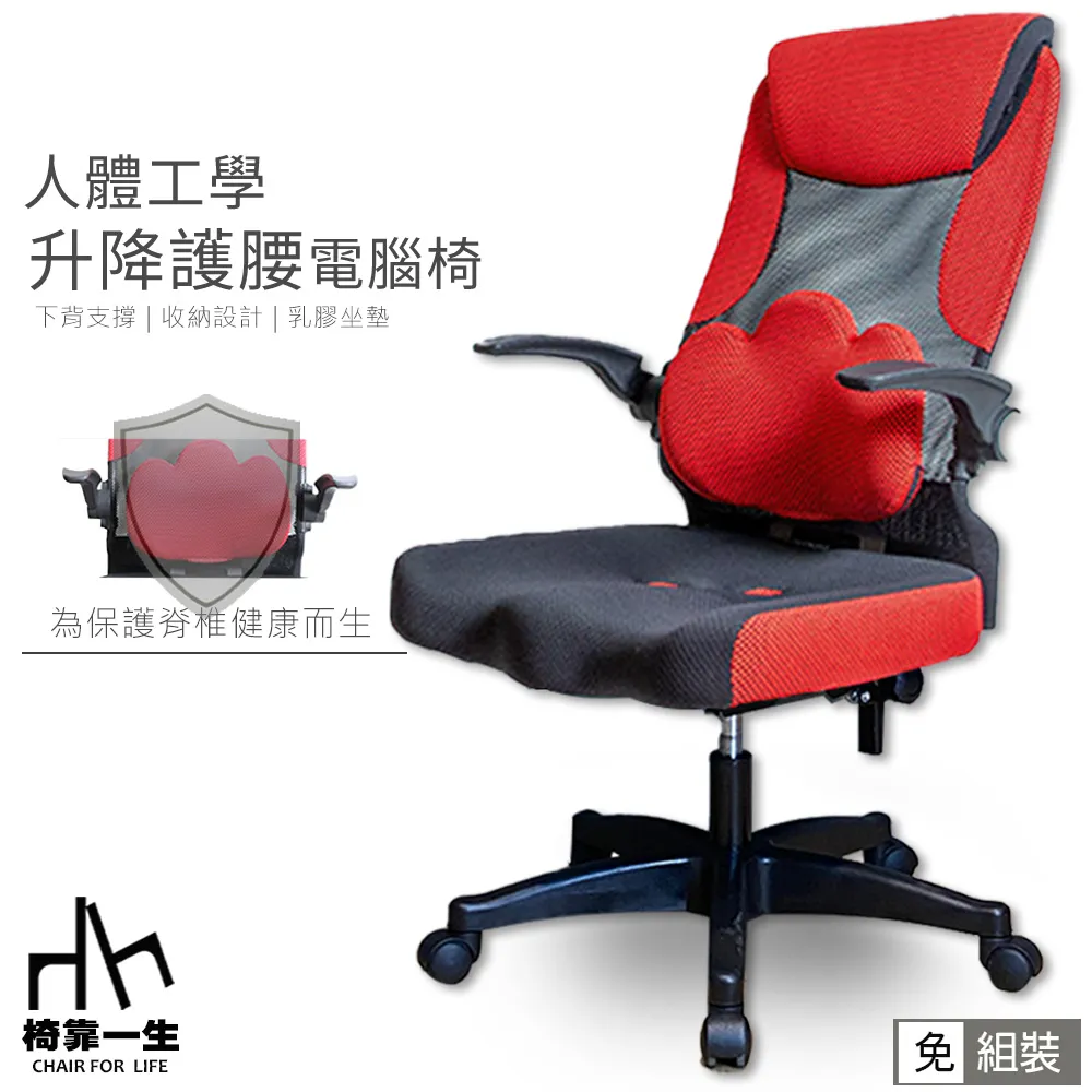 【椅靠一生】夏洛特高背電腦椅/收納扶手/人體工學椅/可升降/可後仰 歷史價格詳細信息