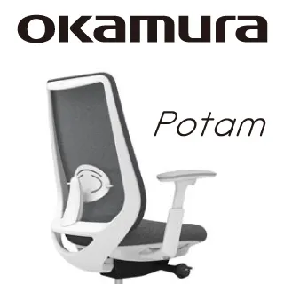 【日本OKAMURA】Potam 人體工學椅(白框)(淺灰色) 歷史價格詳細信息
