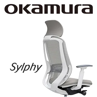 【日本OKAMURA】Sylphy 人體工學概念椅(白框)(奶茶色)(腰靠) 歷史價格詳細信息