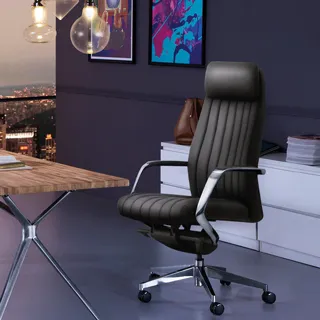 BOCELLI｜NOBILE貴族風尚高背辦公椅 義大利牛皮 經典黑｜免運活動中 歷史價格詳細信息