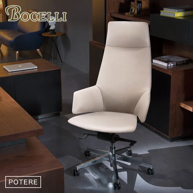 【BOCELLI】POTERE力量風尚高背辦公椅(義大利牛皮)深灰 歷史價格詳細信息