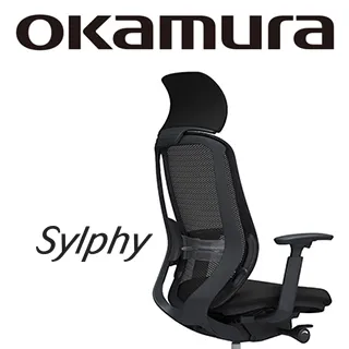 【日本OKAMURA】Sylphy 人體工學概念椅(黑框)(經典黑色)(腰靠) 歷史價格詳細信息