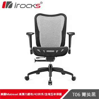 irocks T06 電腦椅 網椅 i-rocks 人體工學 多色選擇 彈力網布 台灣製造 4D扶手 光華商場 雙11 歷史價格詳細信息