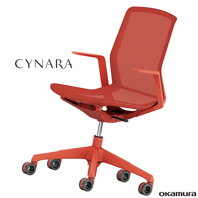 【日本OKAMURA】CYNARA人體工學概念椅(橘紅色) 歷史價格詳細信息
