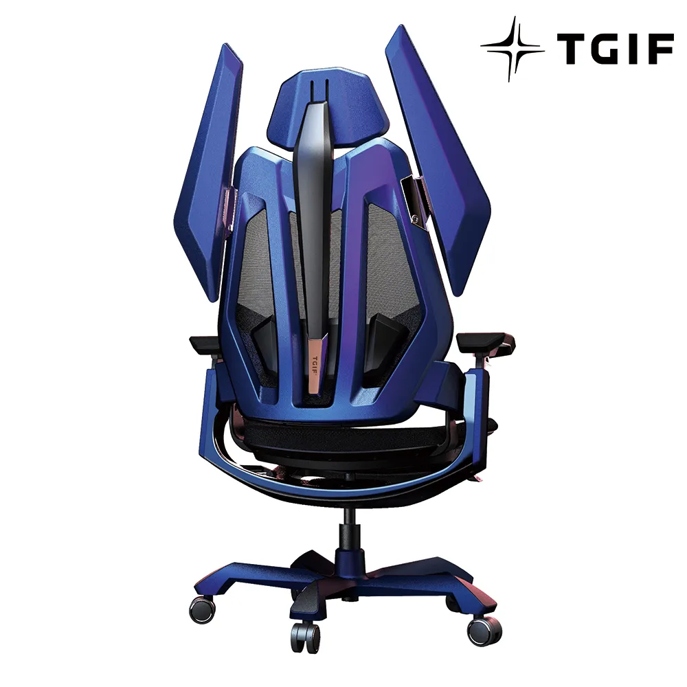 【TGIF】LPL聯賽指定 T0 電競椅 人體工學椅 電腦椅 久坐舒服 - 曜變藍 歷史價格詳細信息