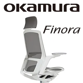 【日本OKAMURA】Finora 人體工學概念椅(白框)(網座)(草綠色) 歷史價格詳細信息