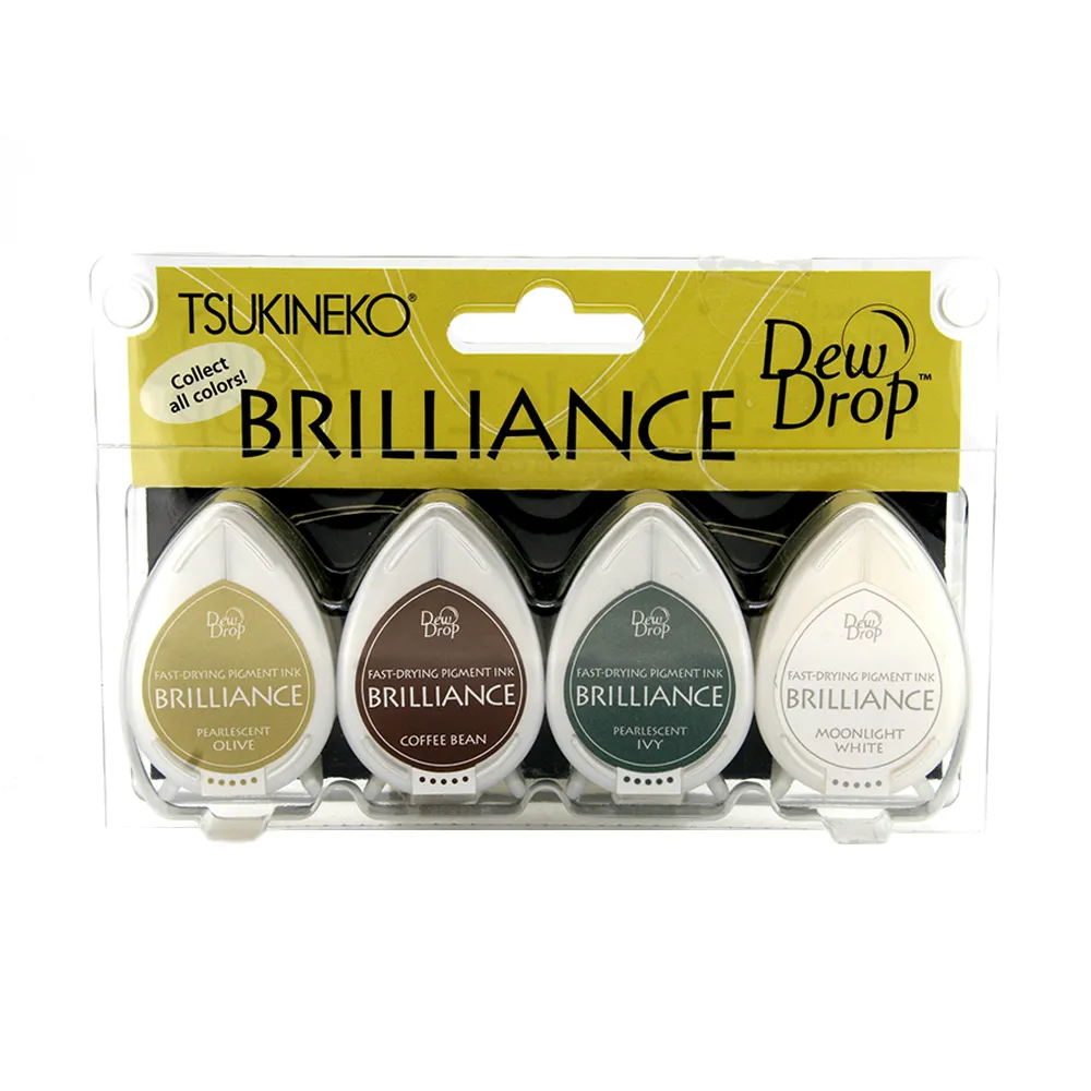 【Tsukineko】BD-404 亮彩水滴印台四色組-調色盤 歷史價格詳細信息