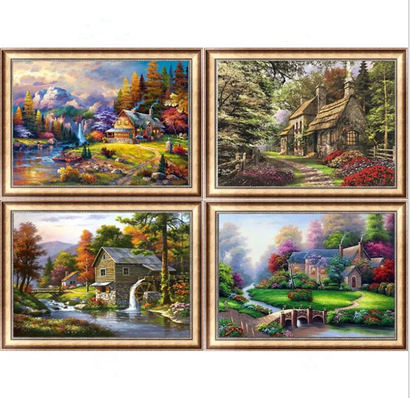 DIY花園別墅小屋5D鑽石畫-任選2入 歷史價格詳細信息