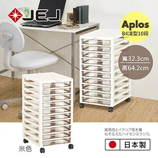 日本JEJ APLOS B4系列 文件小物收納櫃淺型5抽 米色 歷史價格詳細信息