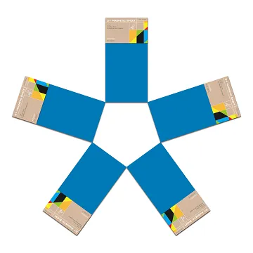 3+ MAGNETIC SHEET 七彩PVC軟性磁鐵-五入組(白) 歷史價格詳細信息