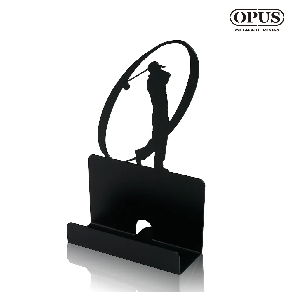 【OPUS東齊金工】歐式鐵藝揮桿擊球名片座(優雅白) 名片夾 名片架 商務名片盒收納 CA-go12W 歷史價格詳細信息