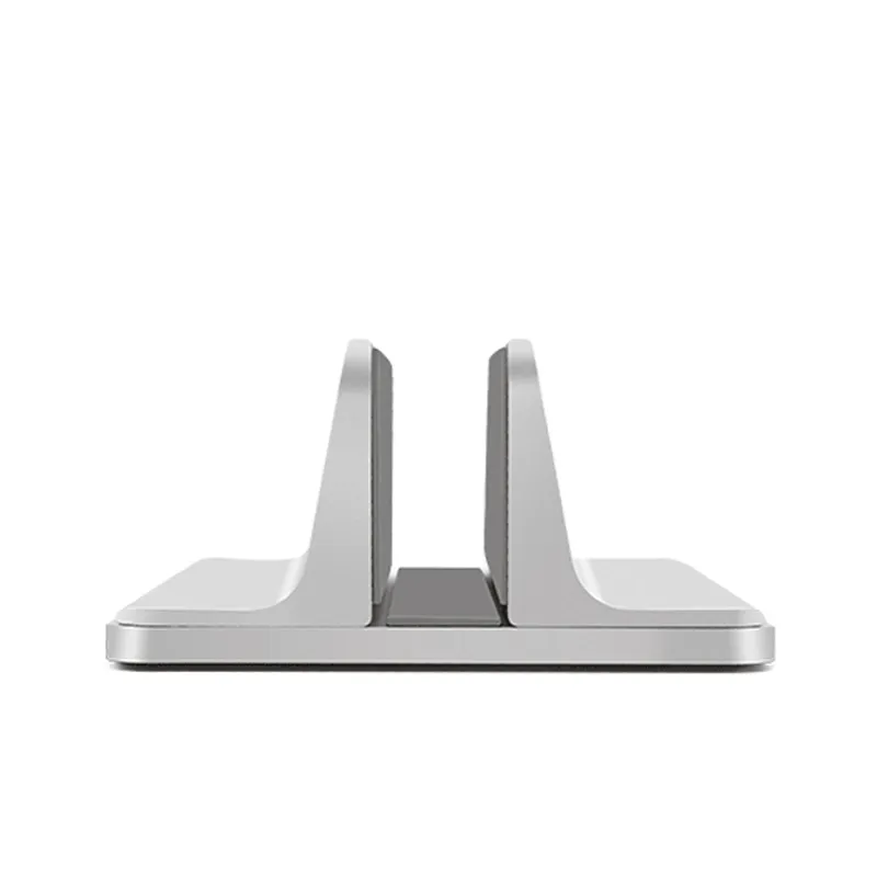 【 鋁合金筆電收納架 單槽/雙槽 】筆電站立架 筆電架   筆電收納 筆電直立架 直立式 【AB1378】 歷史價格詳細信息