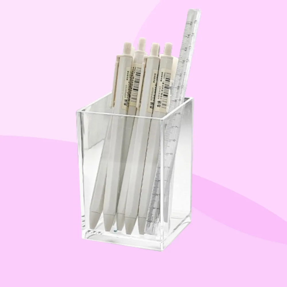 【5入】透明一格筆筒 無印風 桌面筆筒收納盒 歷史價格詳細信息