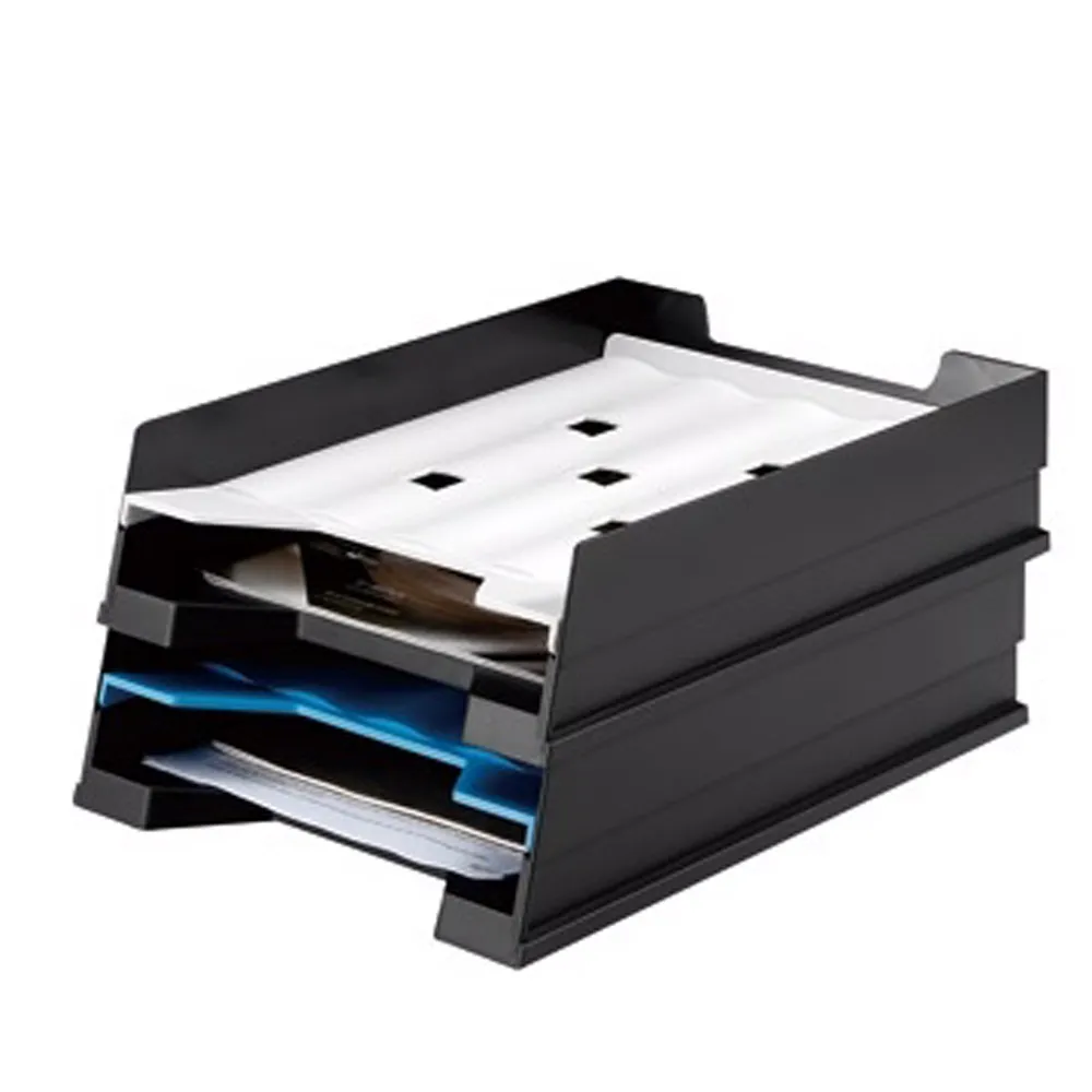 雙鶖Flying 摩登可堆疊三層公文架/LT-1028/混色出貨 歷史價格詳細信息